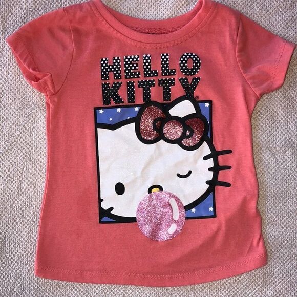 NWOT Girls 4T Hello Kitty SS Graphic TShirt - Picture 1 of 5